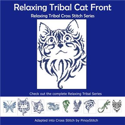 (image for) Relaxing Tribal Cat Front